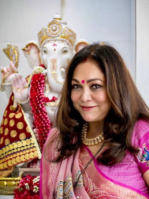 Tina Ambani in House Mandir