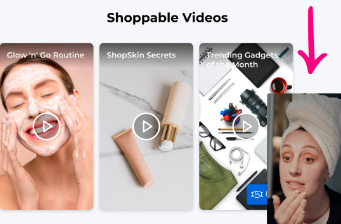 Miniplayer for Shoppable Videos 