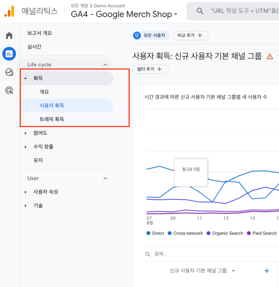 사용자 획득