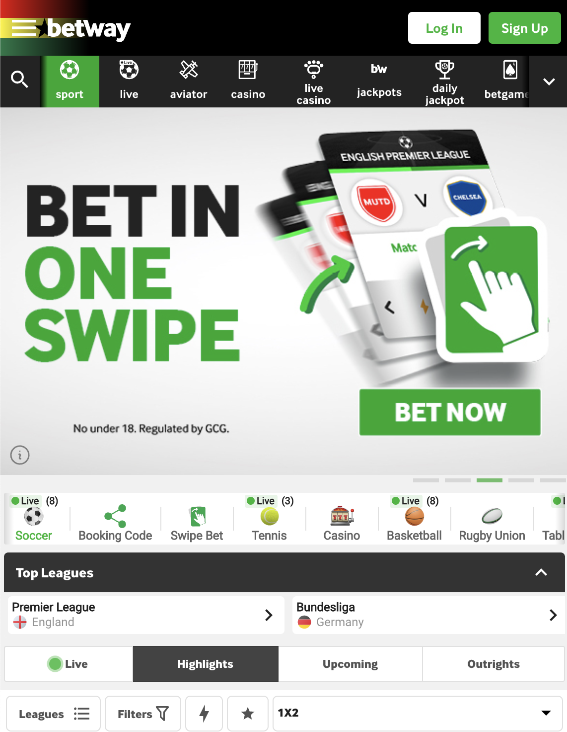 How to bet with Betway