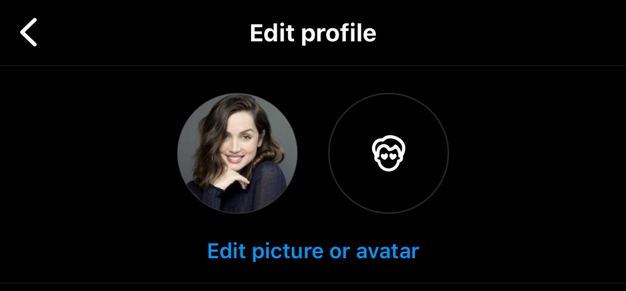Add a Clear Picture or Create Avatar
