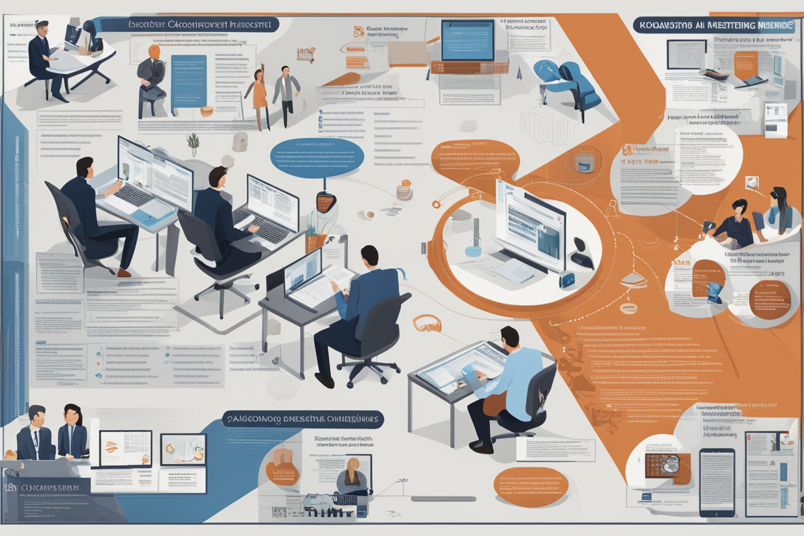 Collaborative AI research meeting