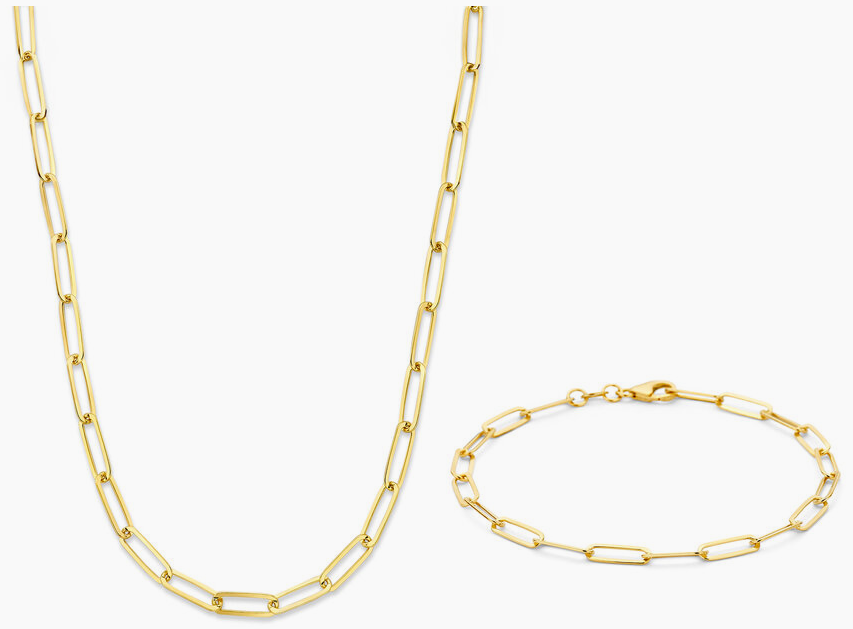 Sterling Silver Gold-plated Chain