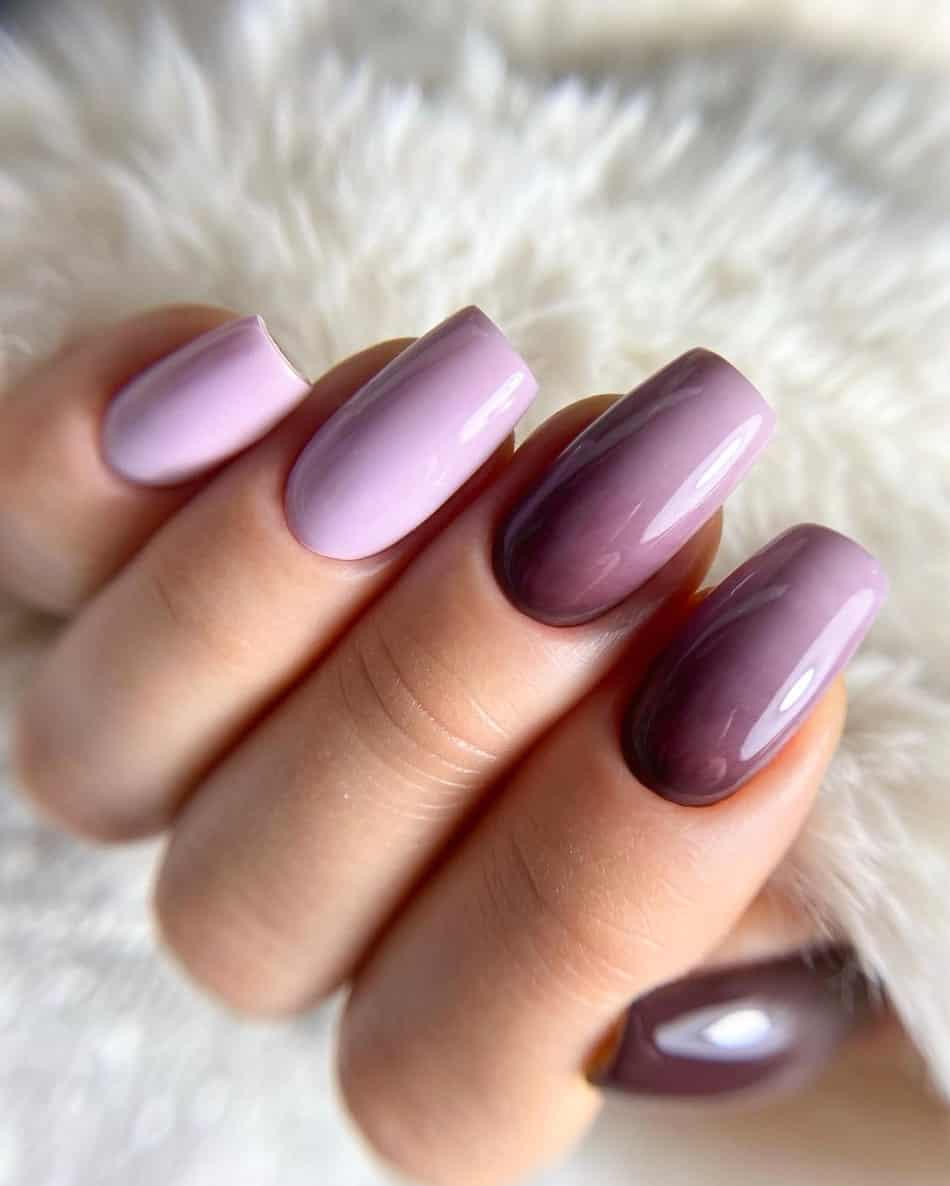 Purple Ombre Nail Designs