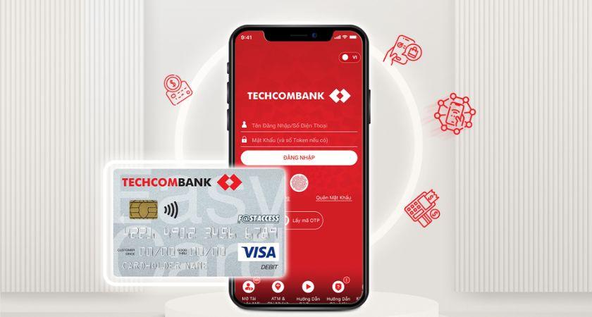 Rút tiền không cần thẻ Techcombank