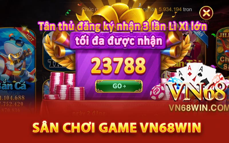 Giới thiệu thông tin sân chơi game Vn68win