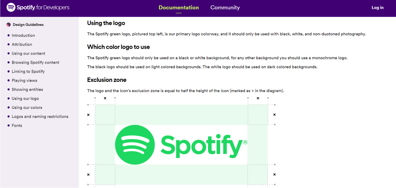 Design Guidelines  Spotify for Developers