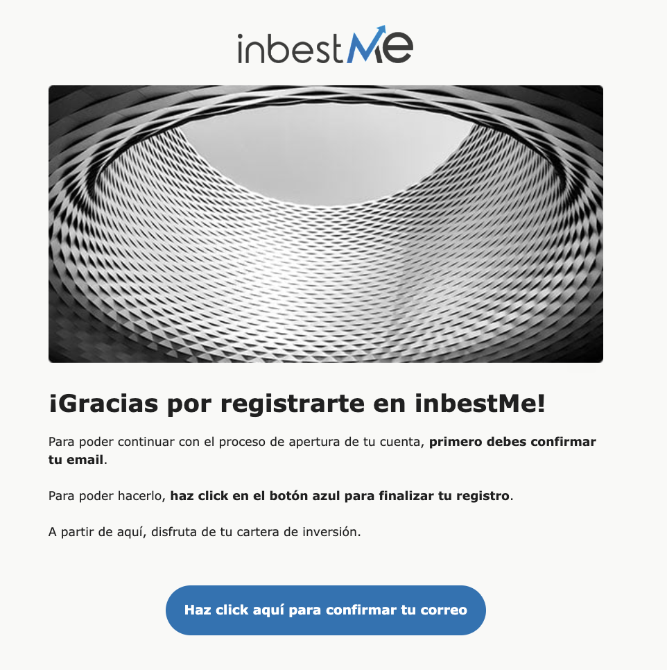 confirmación correo inbestme