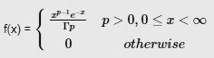 Gamma distribution formula 