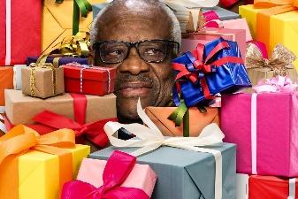 A person with a lot of presents

Description automatically generated