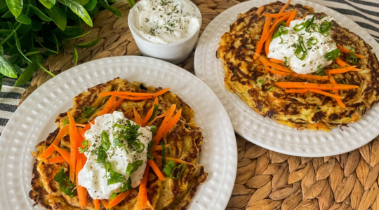 Pancakes salés aux légumes