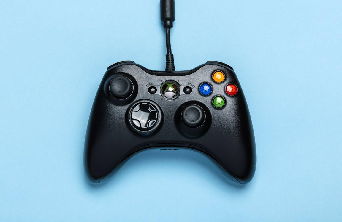 Free Black Microsoft Xbox Game Controller Stock Photo