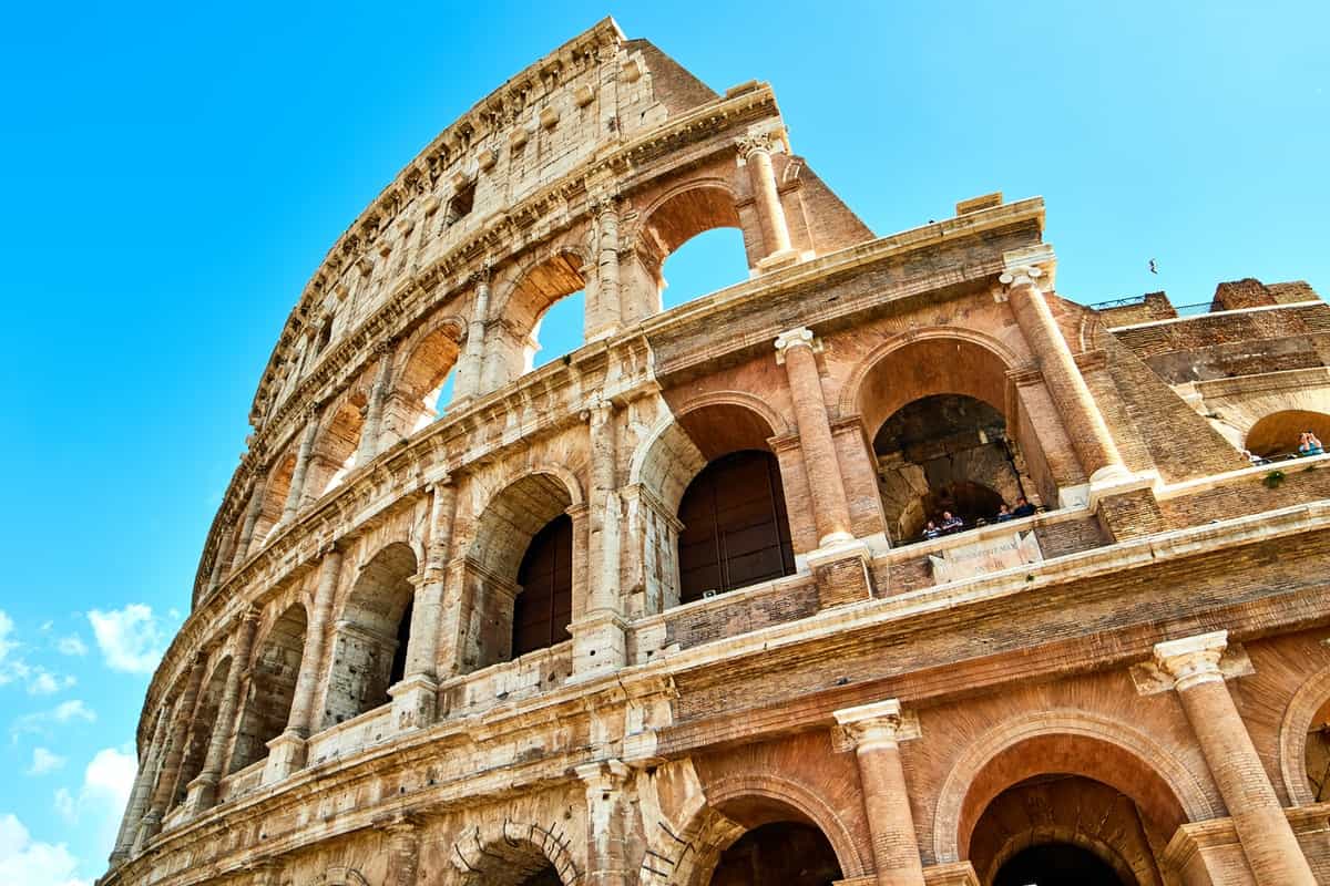the colosseum is one of the top attractions in rome italy