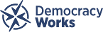 Democracy Works logo: four check marks in a circle