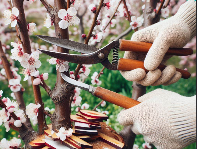 plum tree pruning tips
