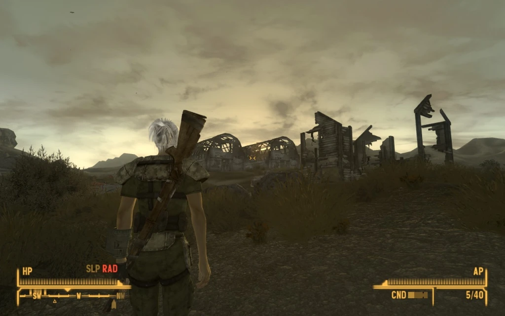 Ruined barn  ในเกม Fallout new vegas By KUBET