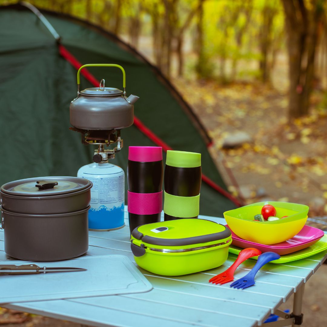 camping dishes