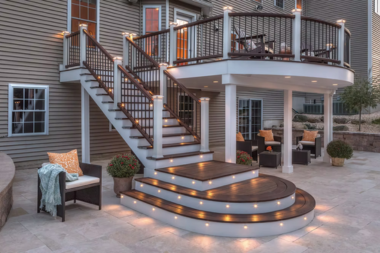 things to consider while designing your deck lighting options for outdoor living space custom built michigan
