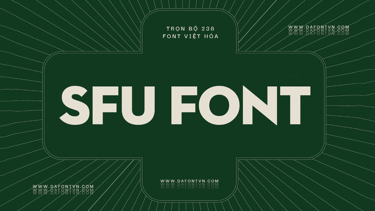 SFU Font