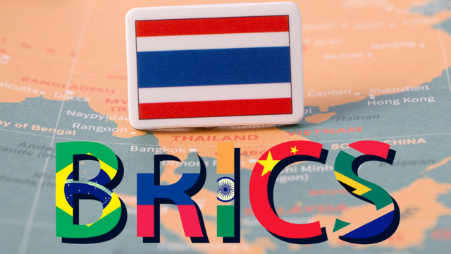 Quốc kỳ Thái Lan và biểu tượng BRICS