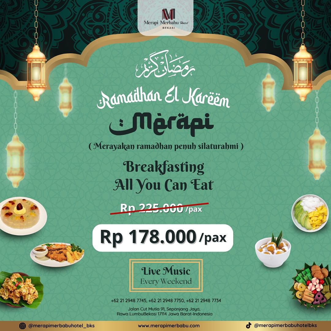 hotel untuk tempat bukber Merapi Merbabu Hotel Bekasi