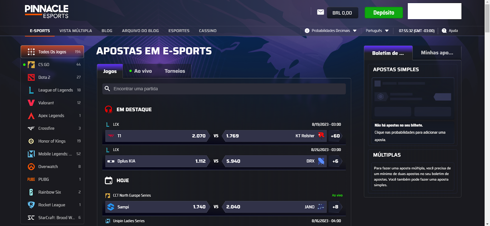 Pinnacle é confiavel? Bônus de R$ 500 nas Melhores Odds