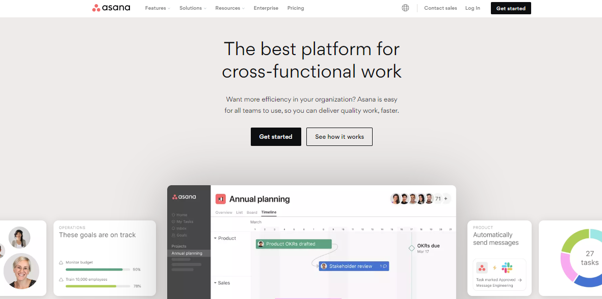 Asana: The best platform for cross-functional work