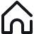 home icon, looks like a little house