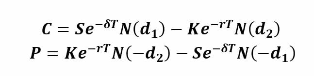 Black-Scholes Formula