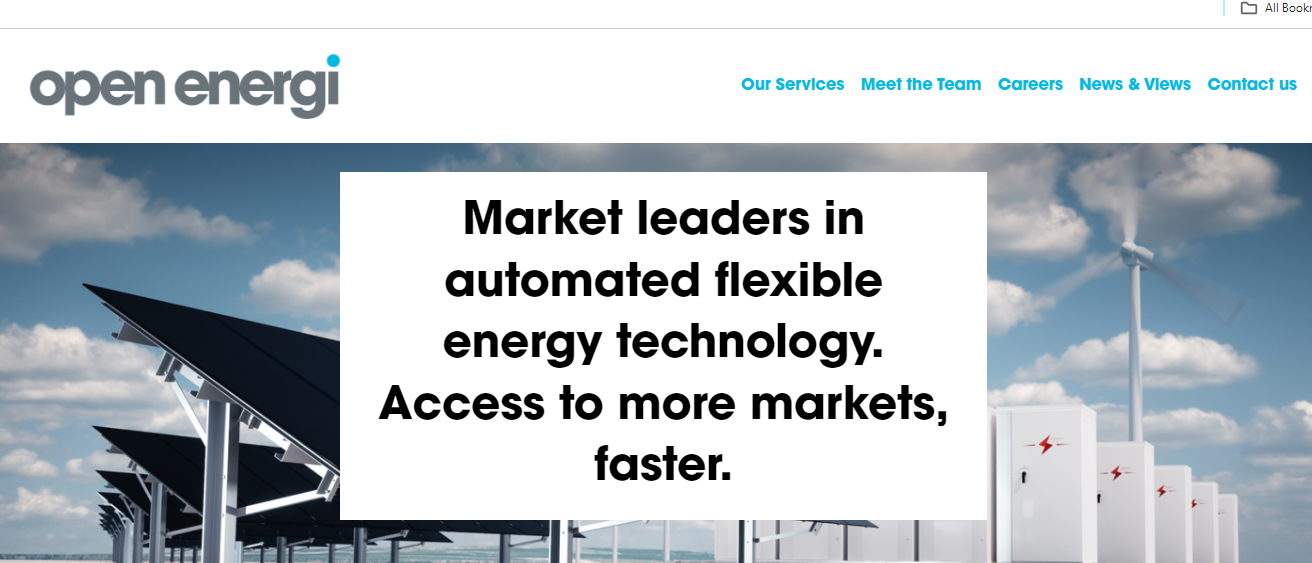 Open energi Blockchain energy app