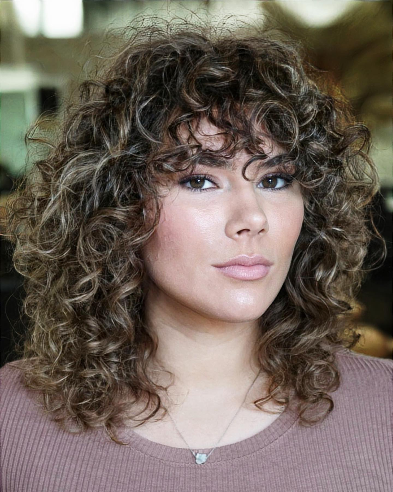 80’s Curly Hairstyle