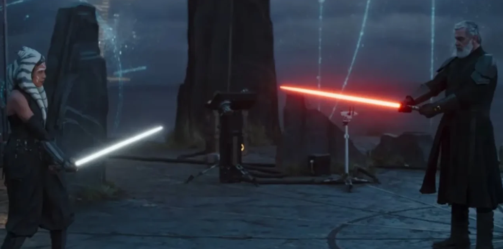 Skoll's lightsaber duel