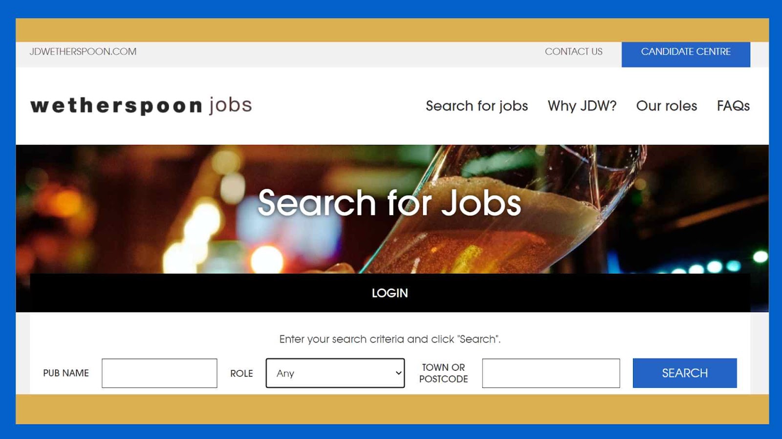 How to find the latest Wetherspoon jobs?