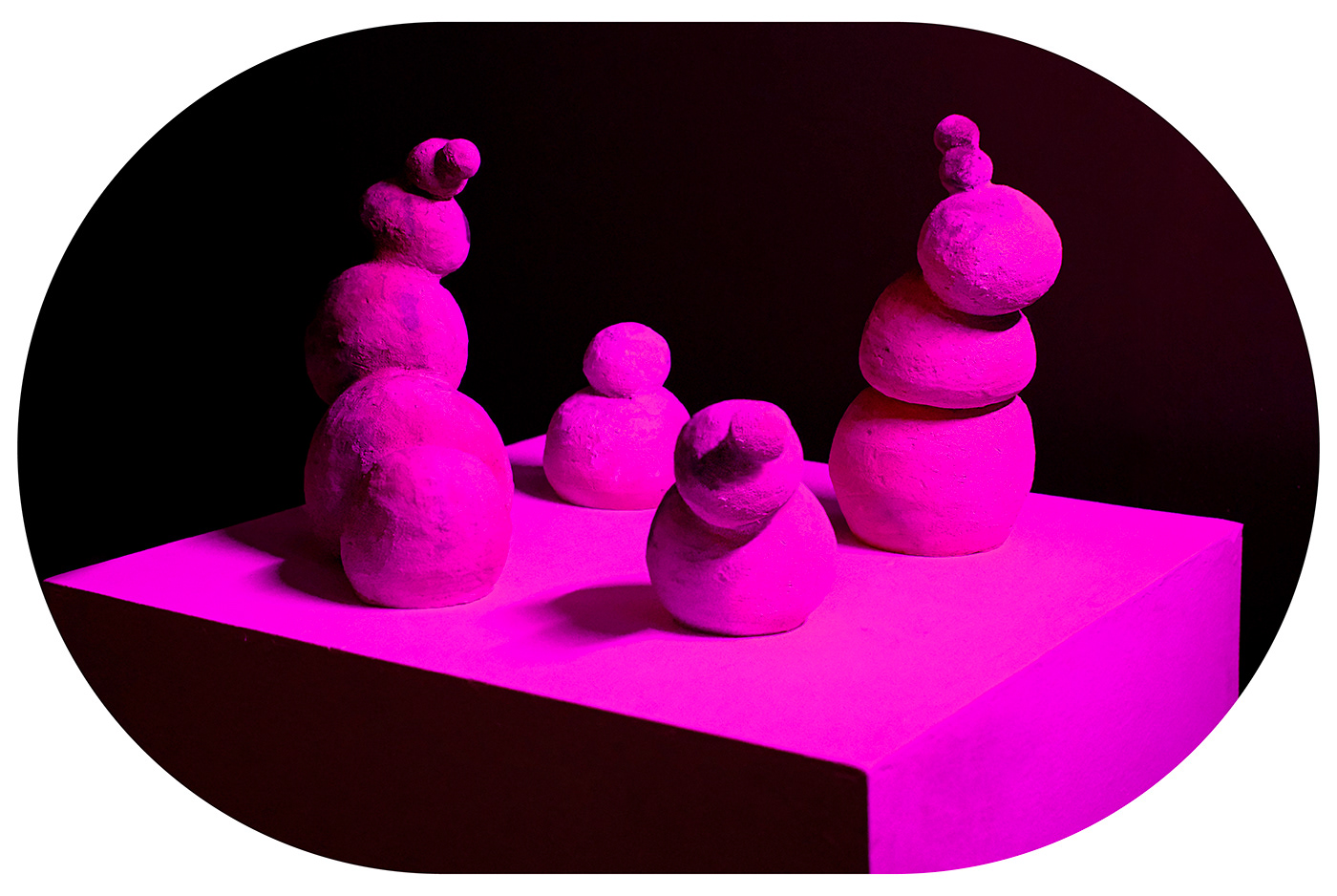 sculpture ceramics  fine art Exhibition  interactive installation 3D mushroom visual identity contemporary art