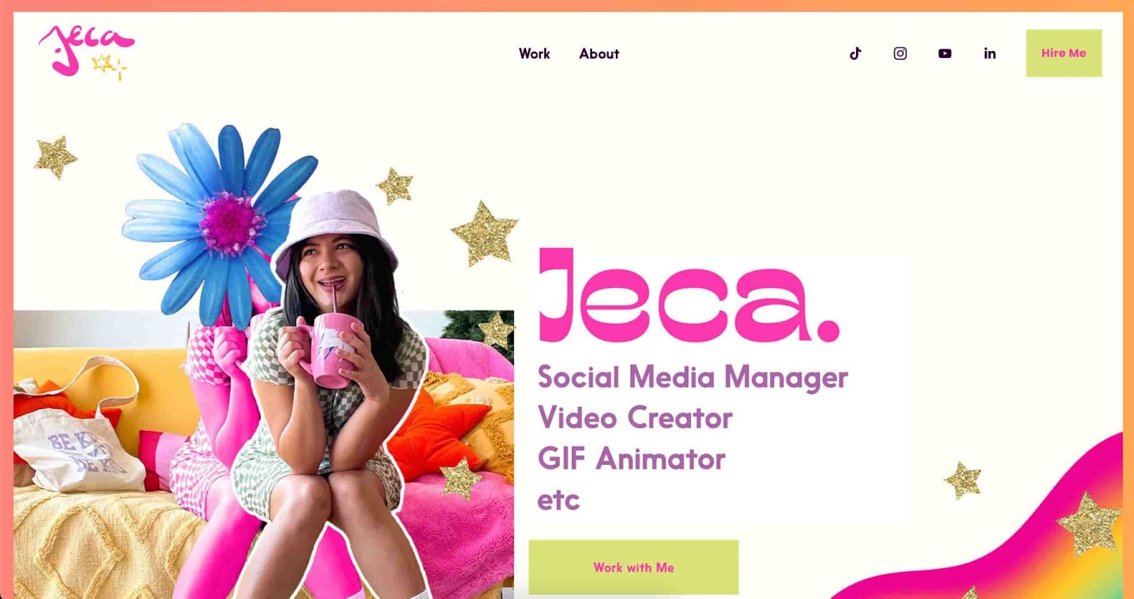jeca martinez social media manager virtual assistant website example