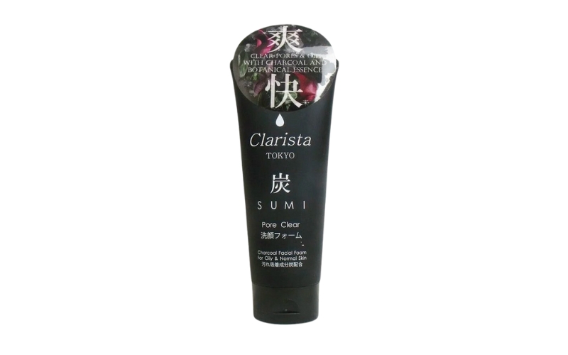 Sữa rửa mặt thành phần than hoạt tính Clarista Tokyo Charcoal Facial Foam