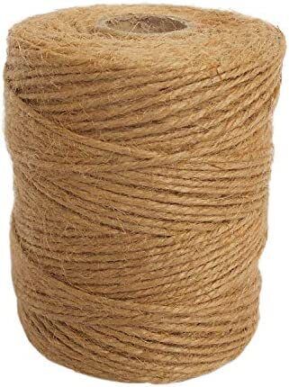 100m Twine String rope Heavy Duty garden tool 3 ply natural brown,ANSIO Jute Tw - Picture 1 of 6