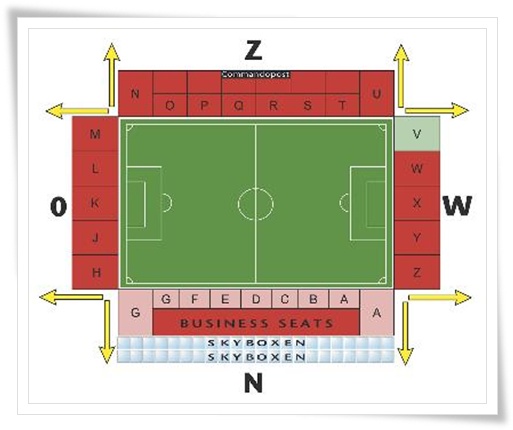 Stadion Galgenwaard Seating Plan