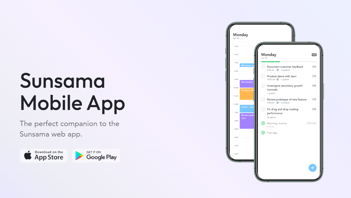 Sunsama Mobile App