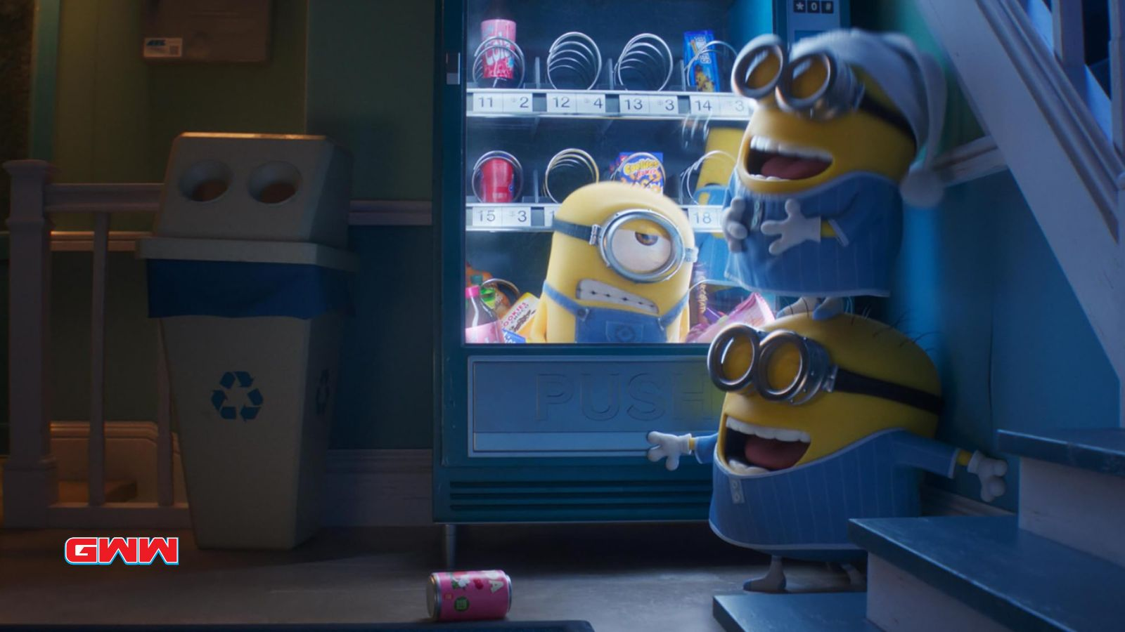 Minions laughing at the vending machine, Despicable Me 4 Release Date