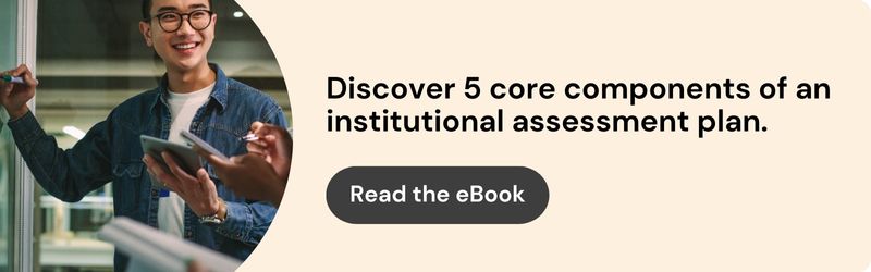 Discover 5 core components of an institutional assessment plan. Read the eBook.