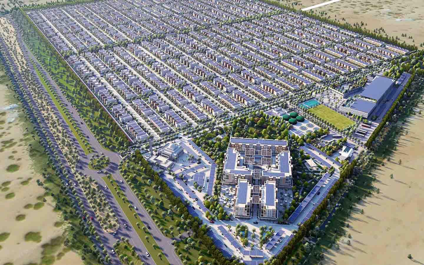 Masterplan of the sustainability city sharjah