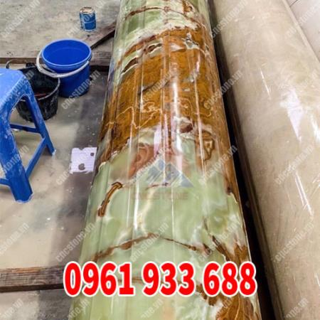 Trụ đá Đá ngọc xanh Pakistan