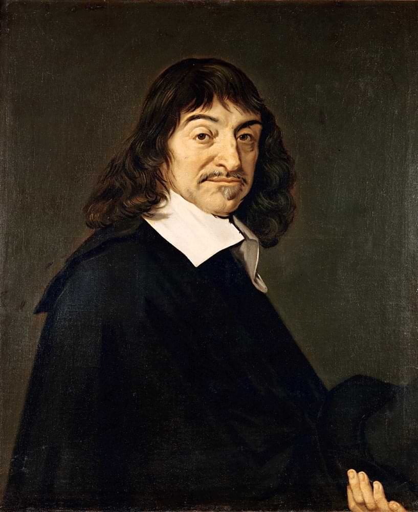 Portrait of Rene Descartes by Frans Hals, c.1649