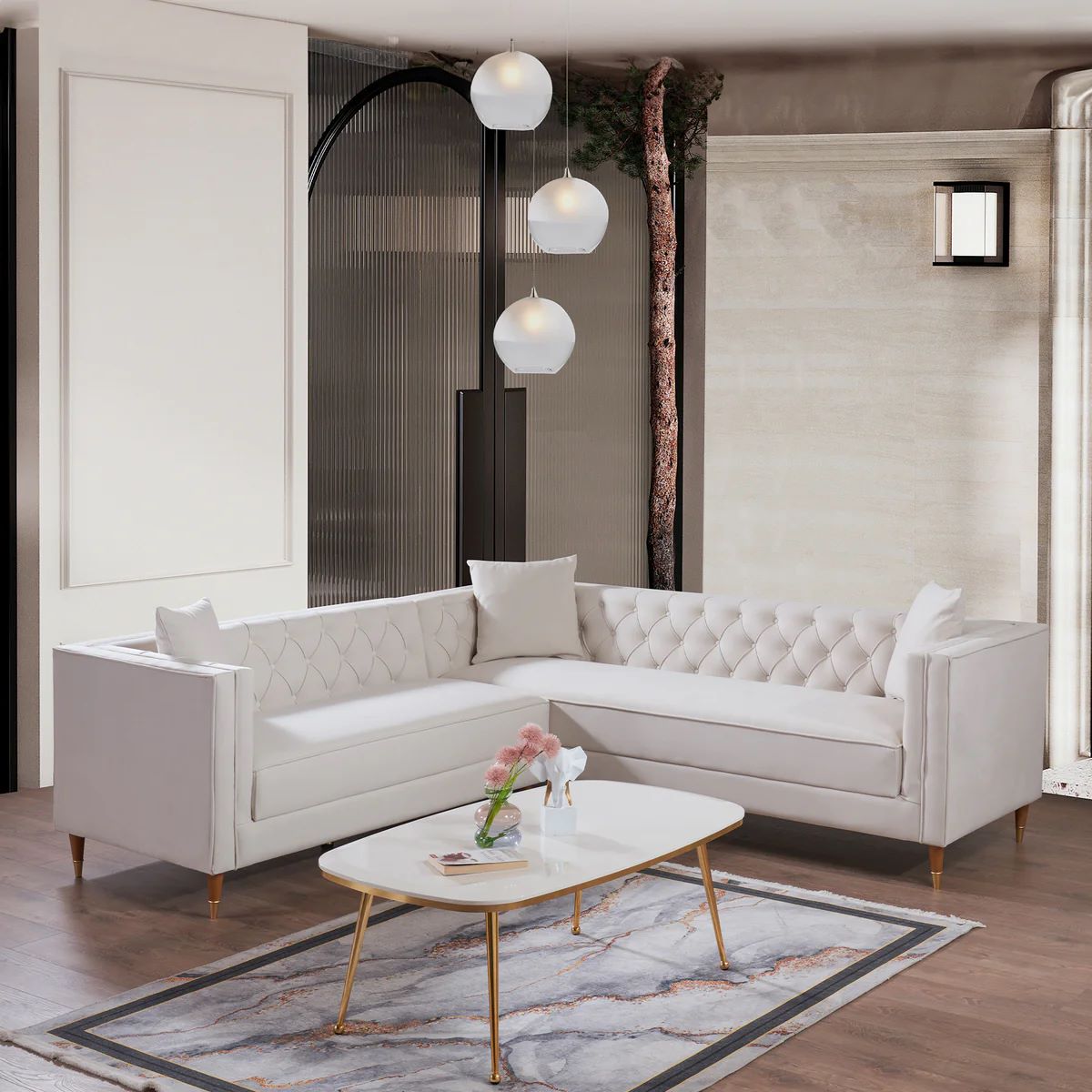 Mid in mod-lewis corner velvet