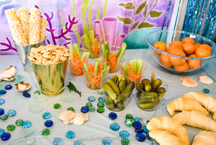 Mermaid Under the Sea Party: Food - Live Like You Are Rich