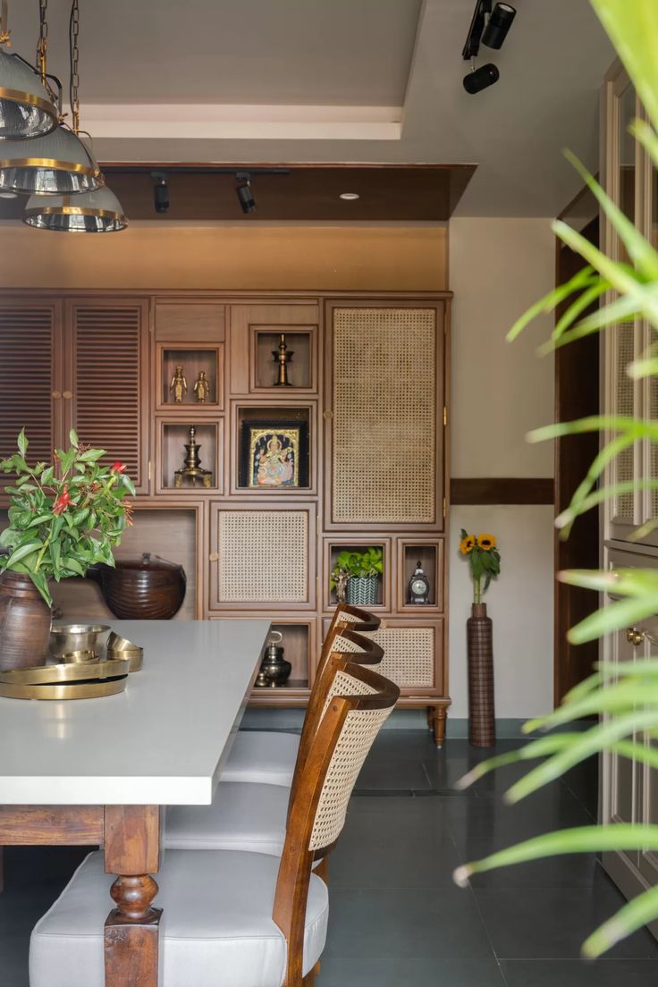 An interior setting portraying sustainability and cultural roots - 10 Vastu Interior Design Trends to Watch Out For 2024 - image 2