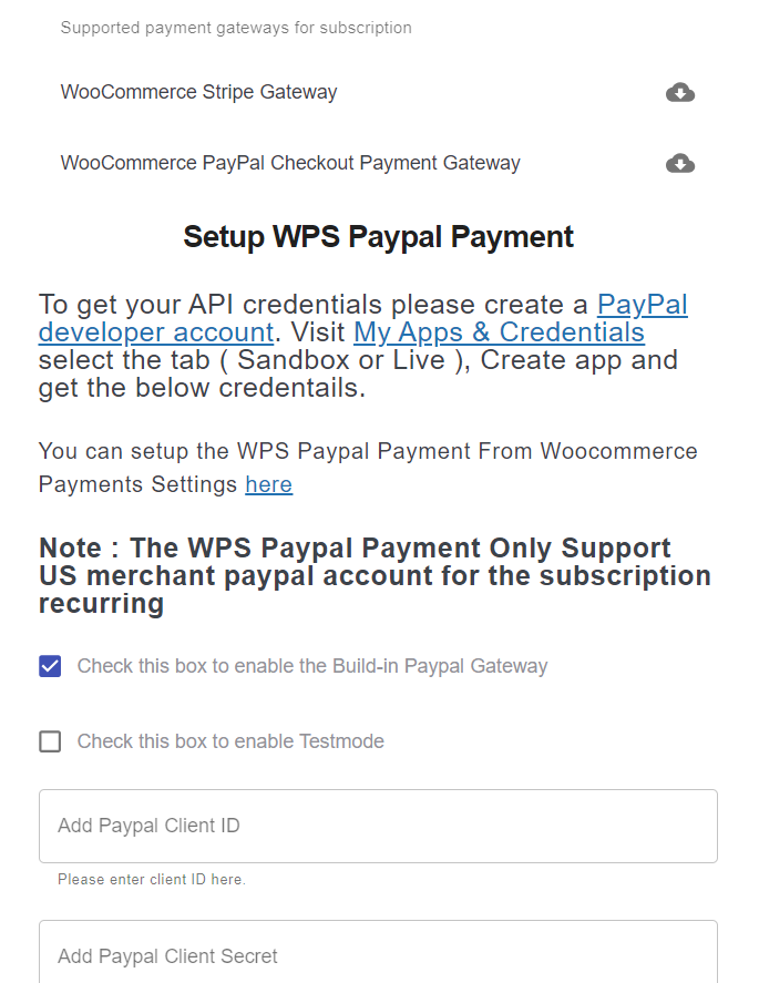 WooCommerce subscription