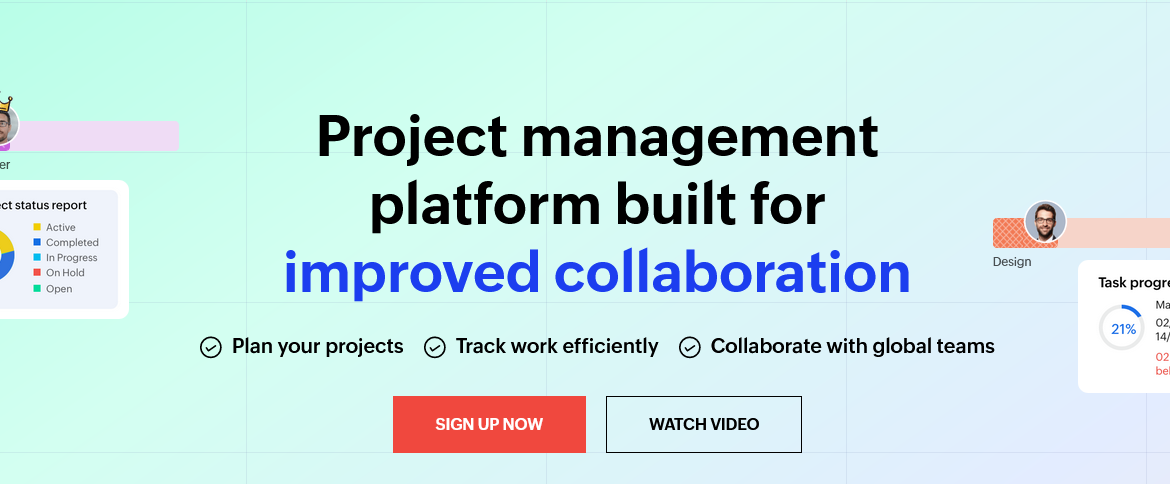 Image showing Zoho as one of the top project management workflow tools