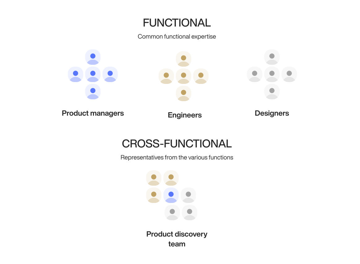 Functional vs cross-functional teams